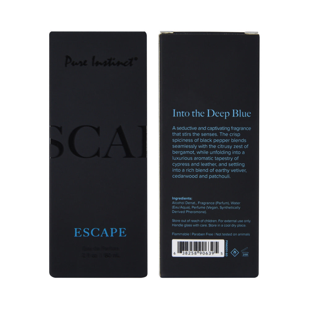 CLASSIC BRANDS - PURE INSTINCT PHEROMONE EAU DE PARFUM ESCAPE 2 FL OZ | 60 ML