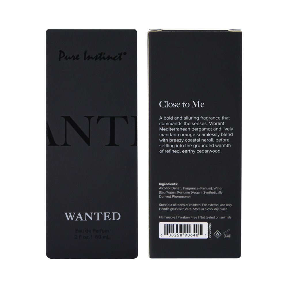 CLASSIC BRANDS - PURE INSTINCT PHEROMONE EAU DE PARFUM WANTED 2 FLOZ | 60 ML
