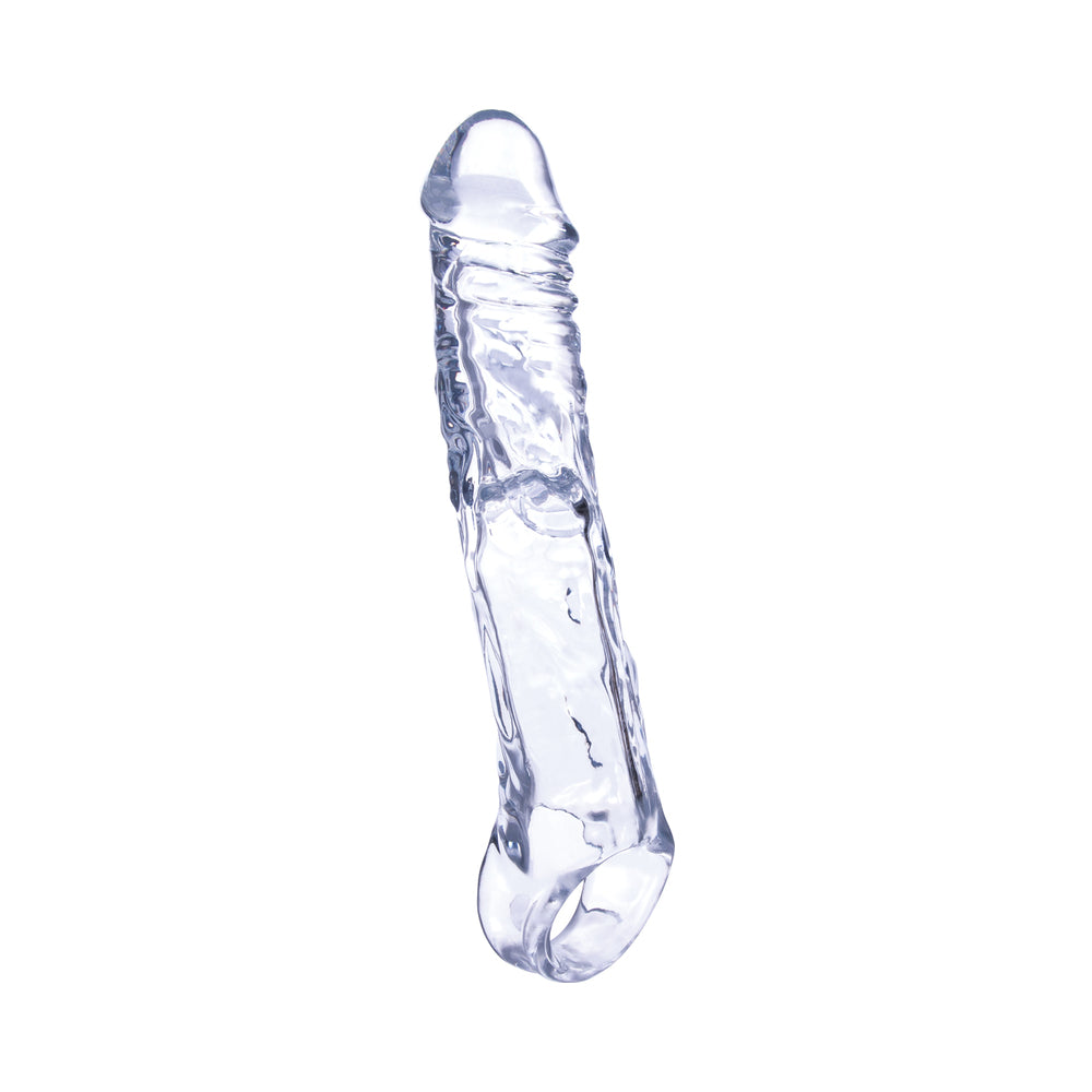 NASSTOYS - EXTENSOR DE PÉNIS MÁGICO & ANEL ESCROTAL 19 CM TRANSPARENTE