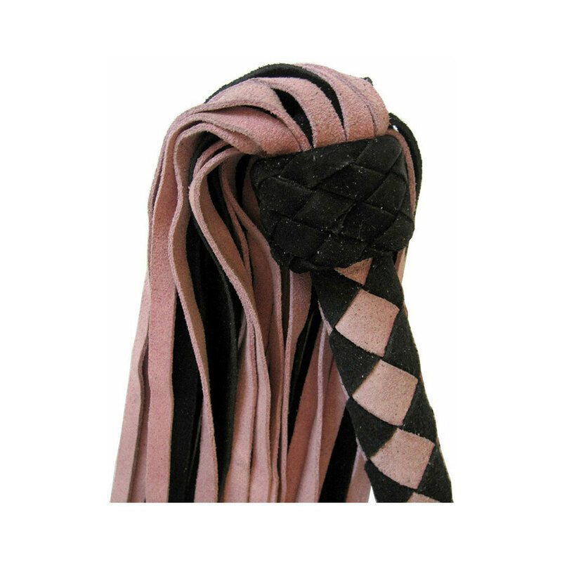 RUFF DOGGIE STYLES - FLOG HER SUEDE FLOGGER PINK/BLACK