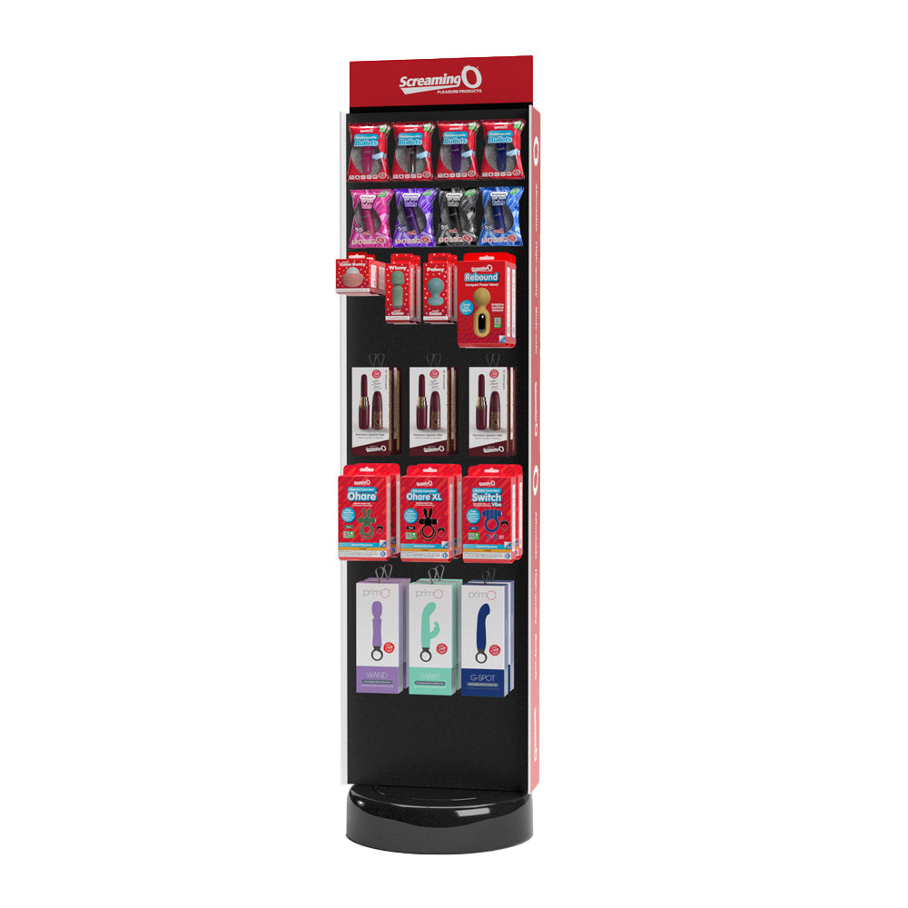 DYNAMO WELLNESS,SCREAMING O - SCREAMING O & DYNAMO WELLNESS NEW PRODUCT FLOOR DISPLAY