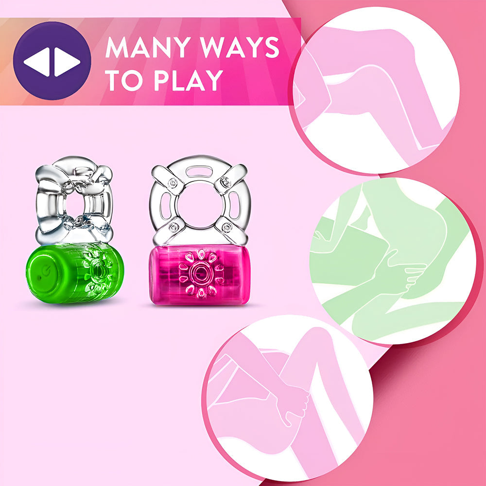 BLUSH - PLAY WITH ME PLEASER RECHARGEABLE C-RING PINK
