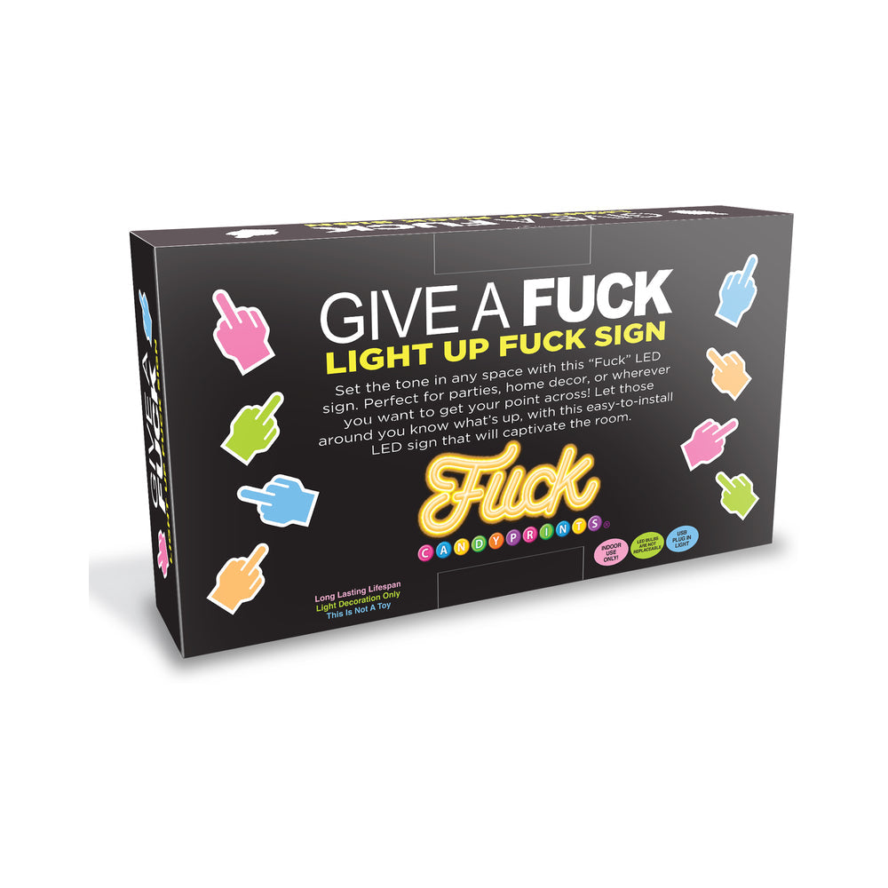 LITTLE GENIE - NEON FUCK LIGHT UP SIGN