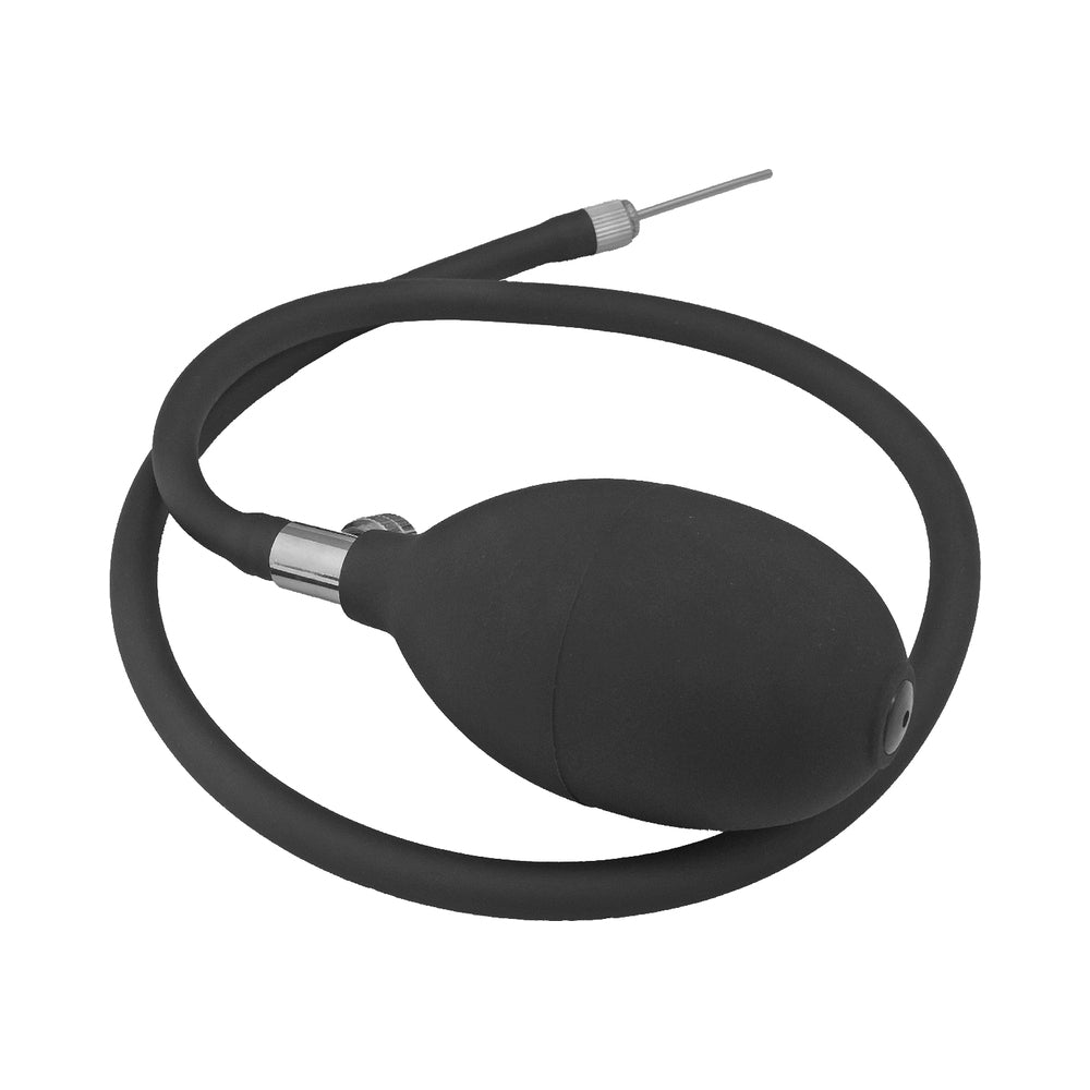 NASSTOYS - ATOMIC VIBRATING INFLATABLE PLUG BLACK