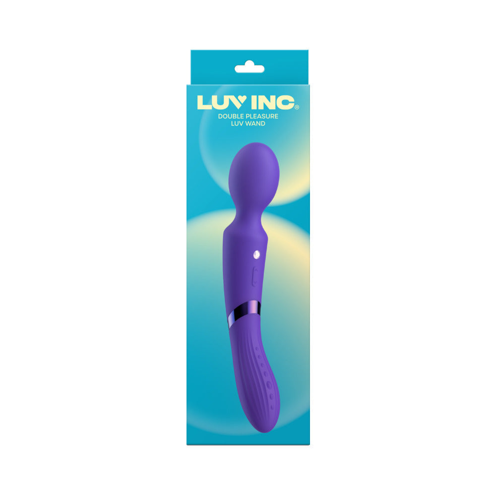 LUV INC. - DE39: DOUBLE-ENDED LUV WAND DARK PURPLE