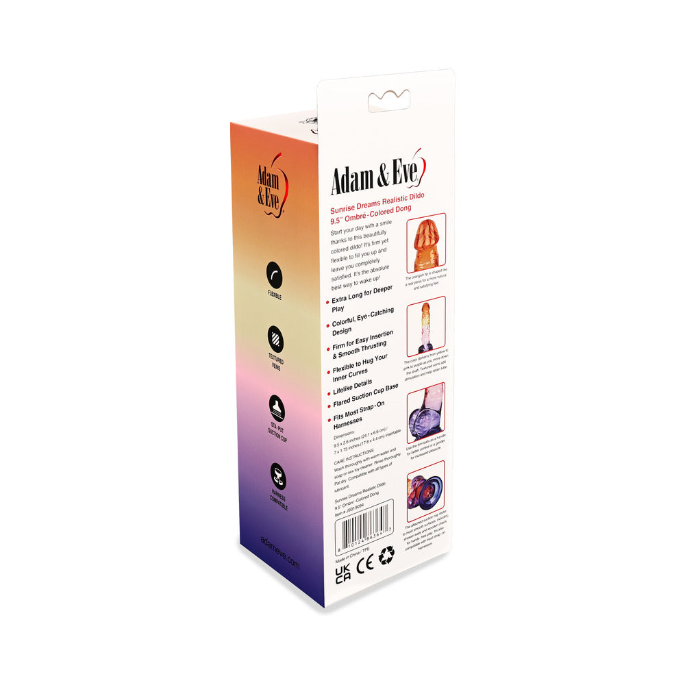 ADAM & EVE - DILDO REALISTA SUNRISE DREAMS 24,1 CM.
