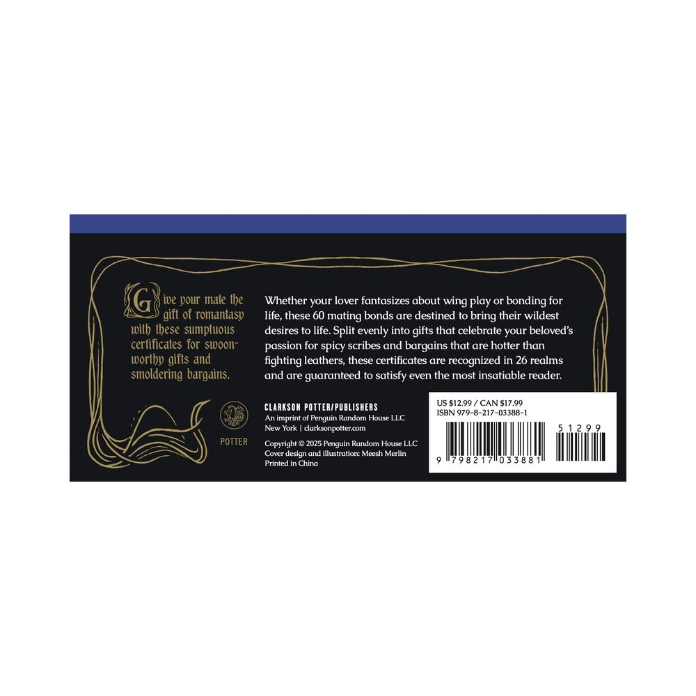 PENGUIN - ROMANTASY SEX CHECKS: 60 CERTIFICATES FOR MAKING MAGIC BETWEEN THE COVERS