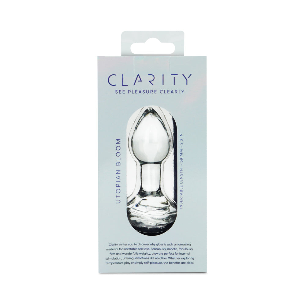 CREATIVE CONCEPTIONS - CLARITY UTOPIAN BLOOM GLASS PLUG