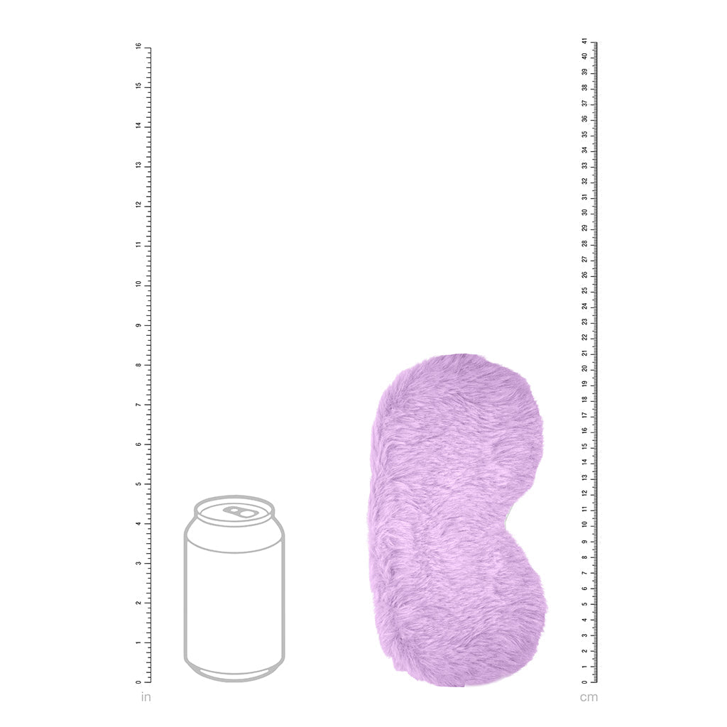 SHOTS - OUCH! FLUFFY MASK PURPLE