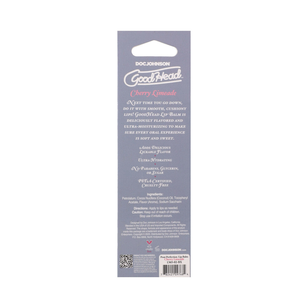 DOC JOHNSON - GOODHEAD POUT PERFECTION LIP BALM CHERRY LIMEADE