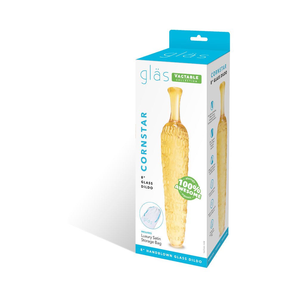 ELECTRIC EEL - GLAS CORNSTAR 8 IN. GLASS DILDO