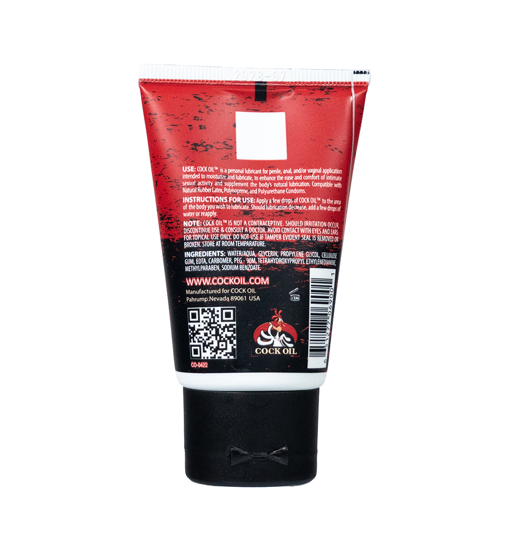 COCK OIL - LUBRIFICANTE À BASE DE ÁGUA EM TUBO 60 ML