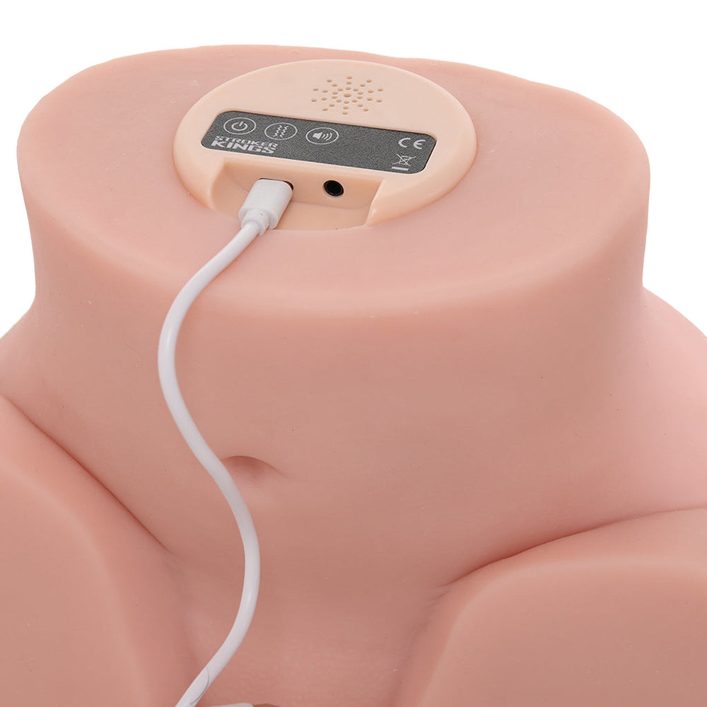 COUSINS GROUP - STROKER KING VIBRADOR COM CONTROLO REMOTO PARA ESTIMULAÇÃO ANAL E VAGINAL