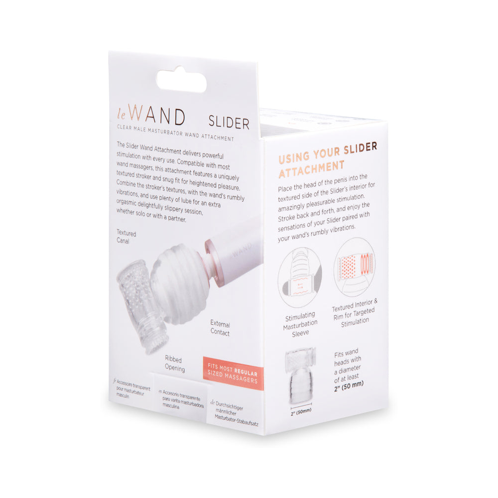 LE WAND - ACESSÓRIO SLIDER CLEAR PARA MASTURBADOR MASCULINO