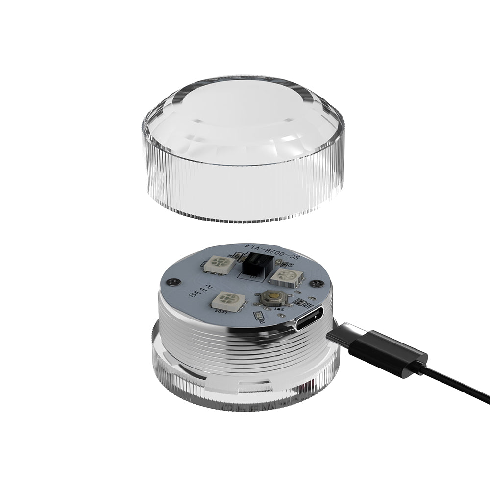 PDX BRANDS - PDX ELITE GO-GO BATOR LED MEGA MASTURBATOR FROSTED