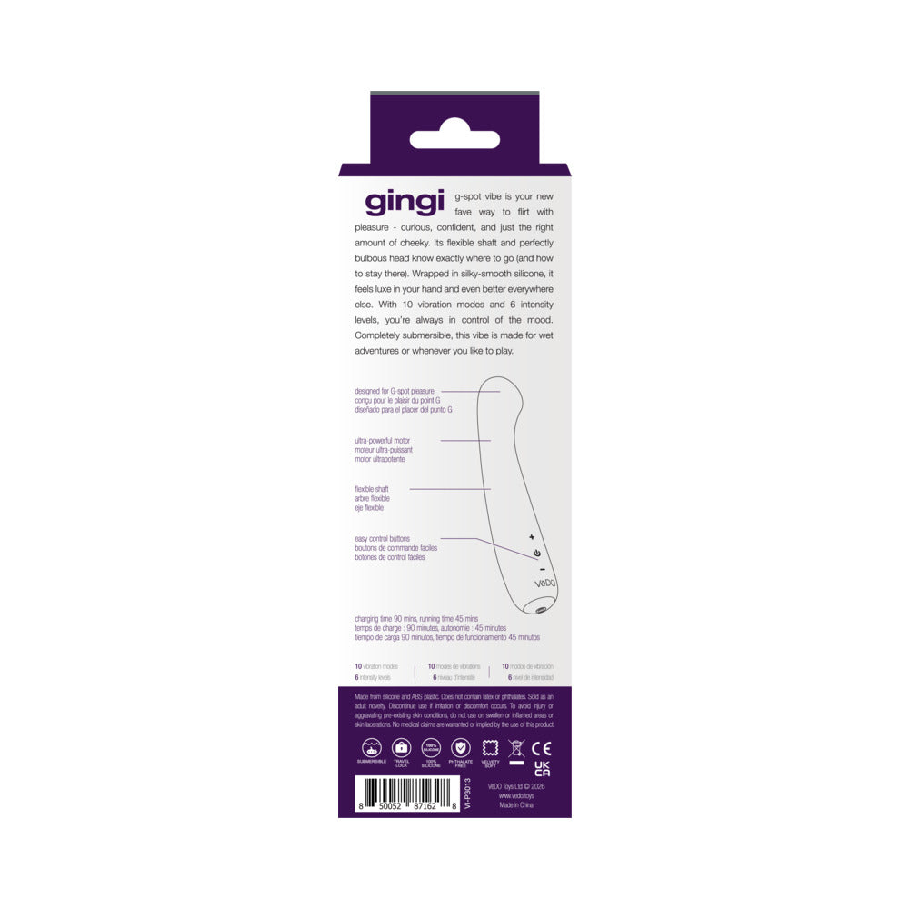 VEDO - GINGI RECHARGEABLE G-SPOT VIBRATOR