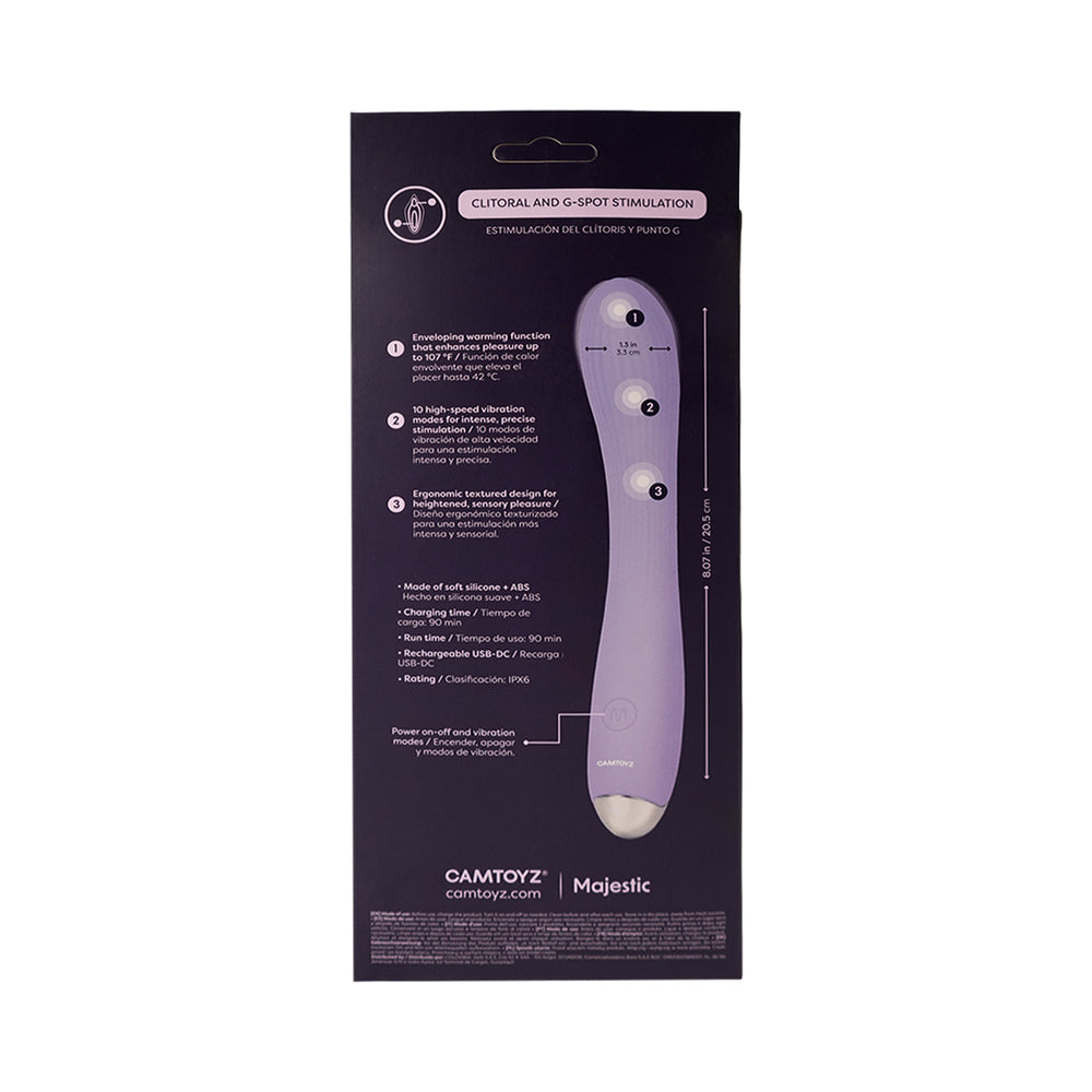 CAMTOYZ - VIBRADOR COM SENSAÇÃO DE CALOR KIAN