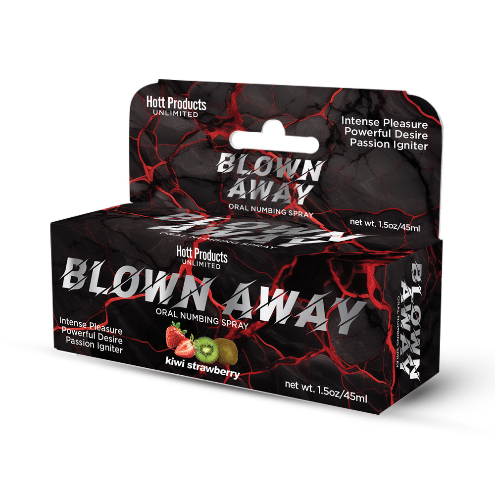 HOTT PRODUCTS - BLOWN AWAY NUMBING SPRAY KIWI STRAWBERRY 1.5 OZ.