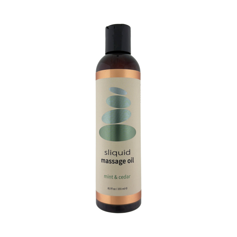 SLIQUID - MINT & CEDAR MASSAGE OIL 8.5 OZ.
