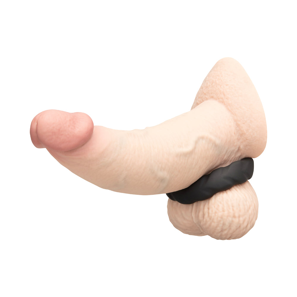 B-VIBE - ANEL PENIANO EM SILICONE COM TEXTURA FLEX RING