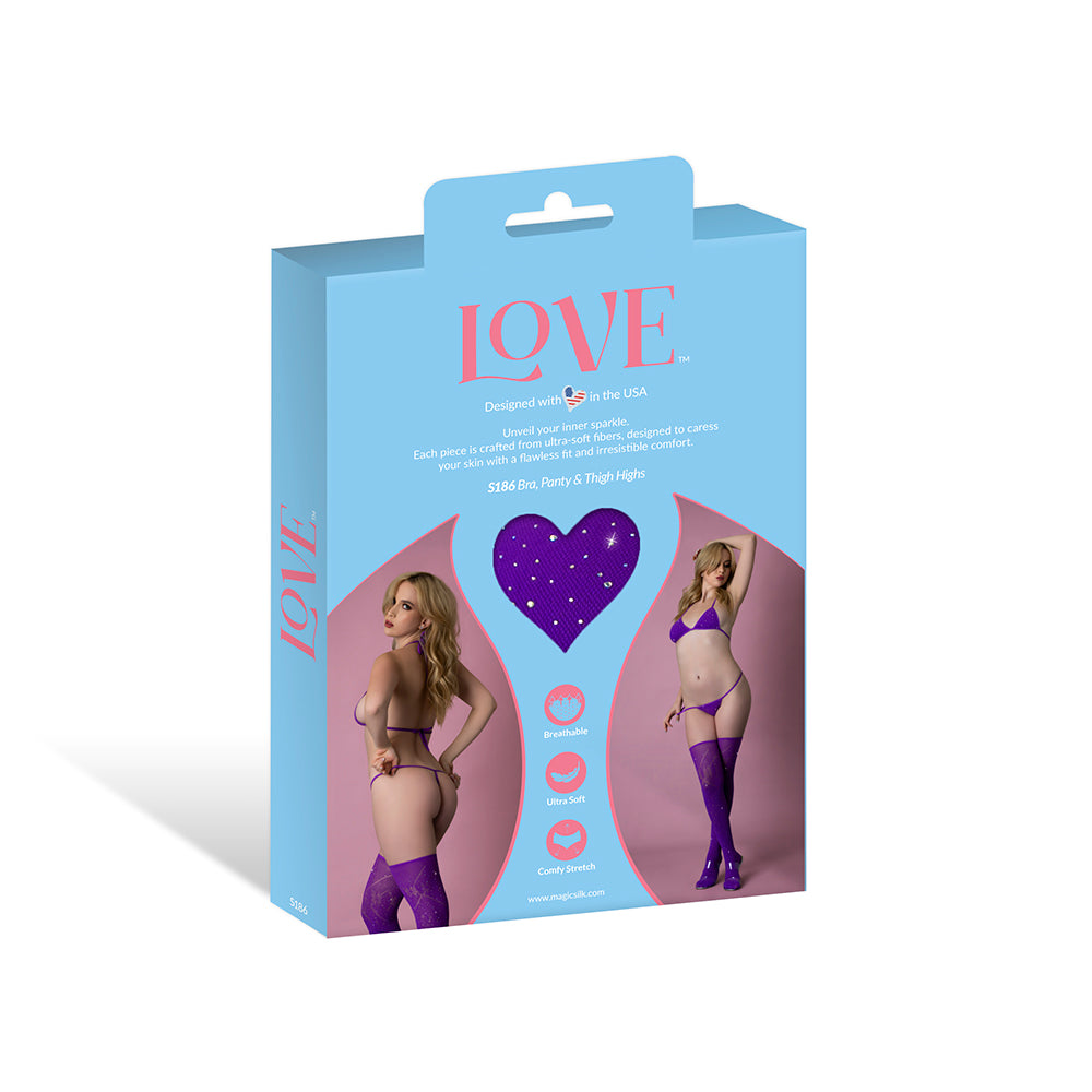 MAGIC SILK - SEAMLESS BRA, PANTY & THIGH HIGHS