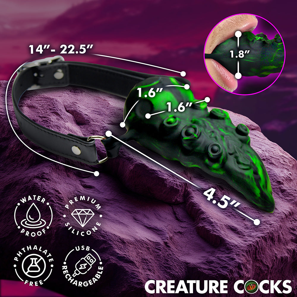 XR BRANDS - CREATURE COCKS DRAGON'S LICK ESTIMULANTE ORAL VIBRATÓRIO