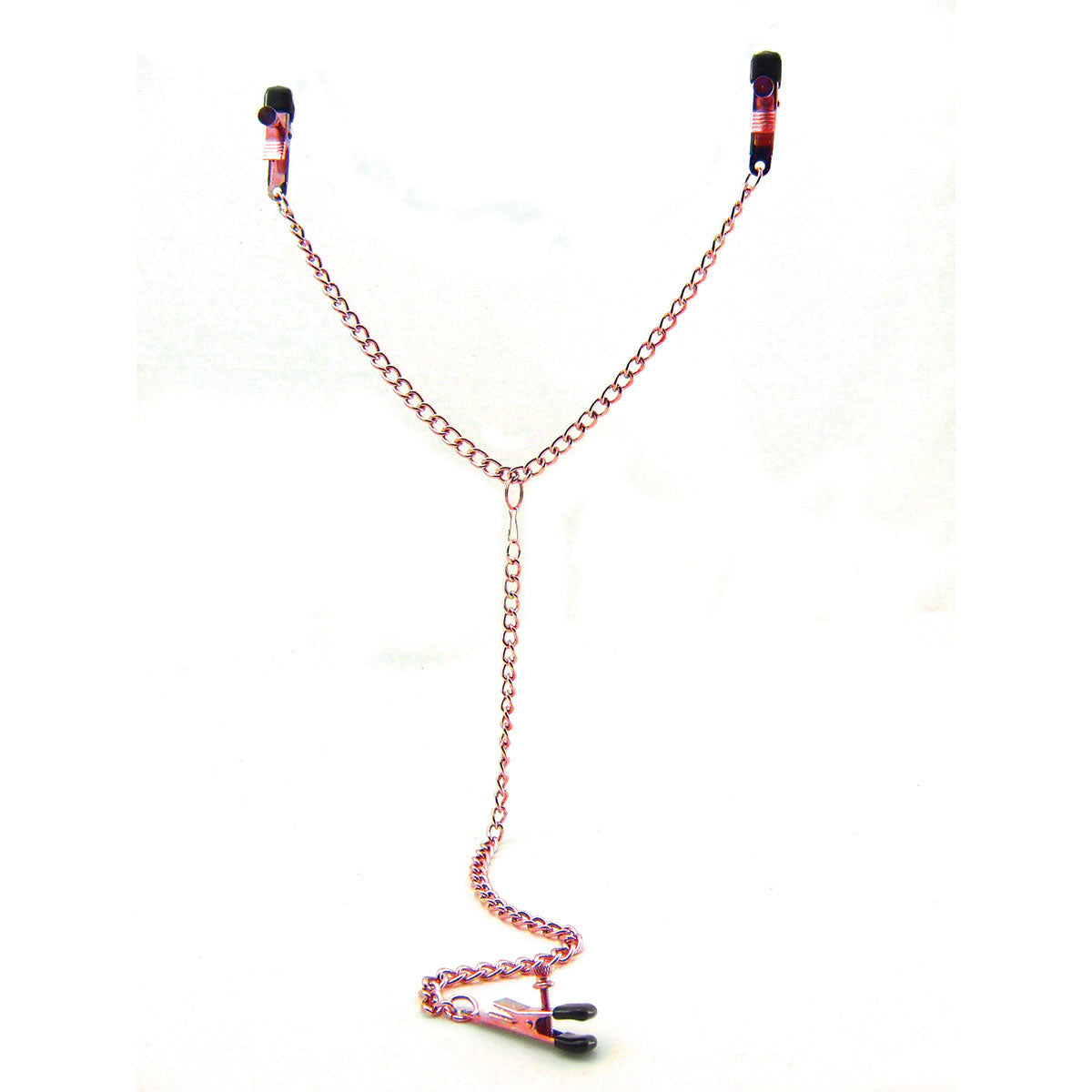 PHS INTERNATIONAL - SEX KITTEN Y-STYLE ADJUSTABLE CLAMPS PINK