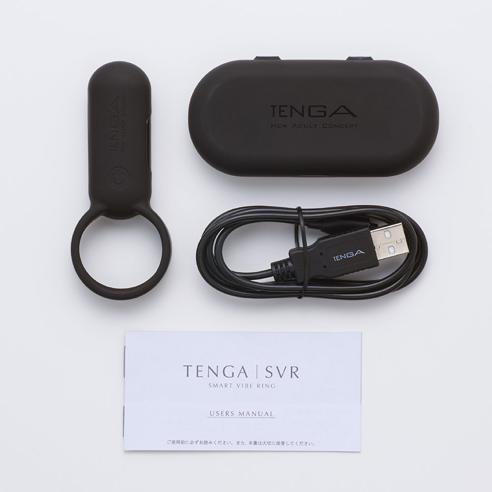 TENGA - ANEL VIBRADOR INTELIGENTE SVR PRETO