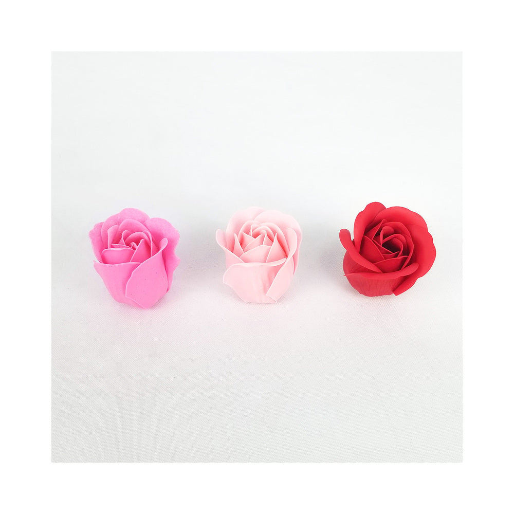 É O MÁXIMO - CONJUNTO DE SABONETES EM PÉTALAS DE ROSA SOAP BUD