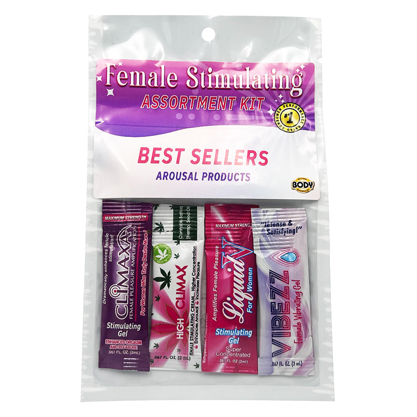 BODY ACTION - FEMALE STIMULATING PRODUCTS ASSORTMENT KIT