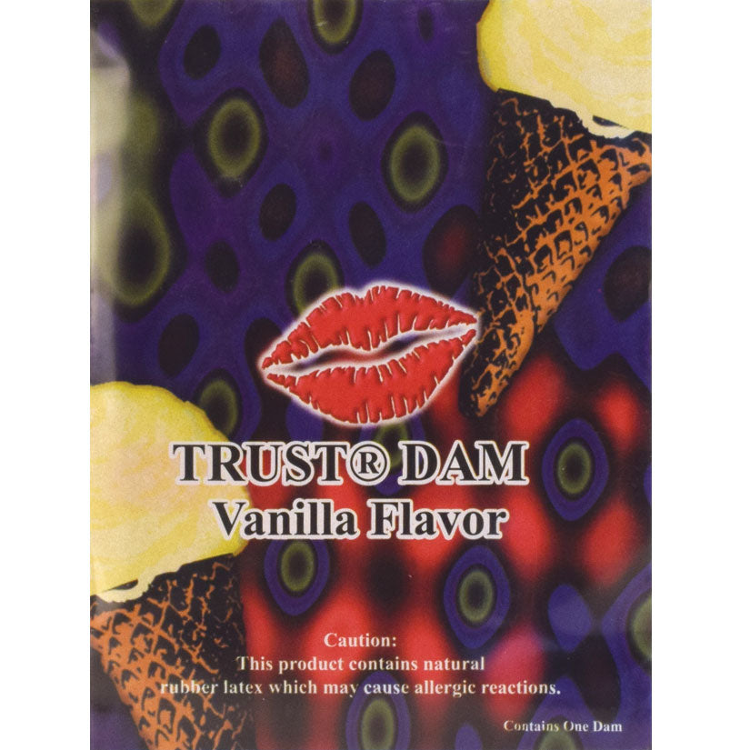 TRUSTEX - LIXX FLAVORED DENTAL DAM VANILLA