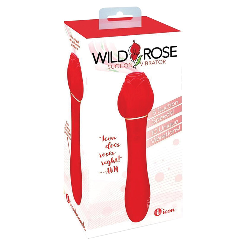 ICON BRANDS - WILD ROSE SUCTION ROSE & VIBE