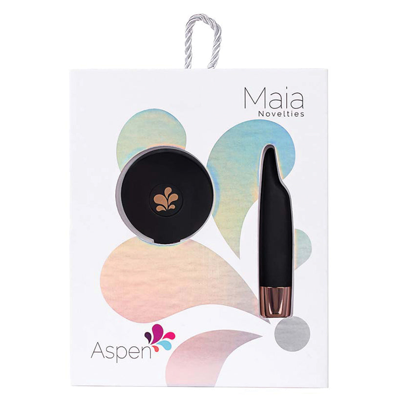 MAIA TOYS - MAIA ASPEN FLICKERING TIP VIBE BLACK