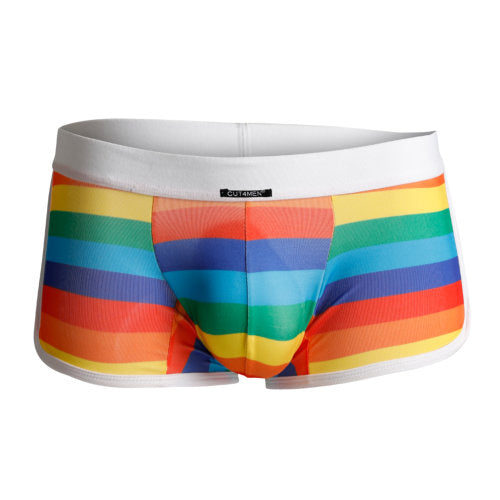 CUT 4 MEN - C4M ATHLETIC TRUNK RAINBOW SMALL