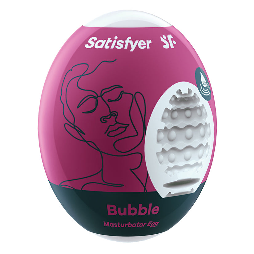 SATISFYER - MASTURBADOR EGG SINGLE BUBBLE