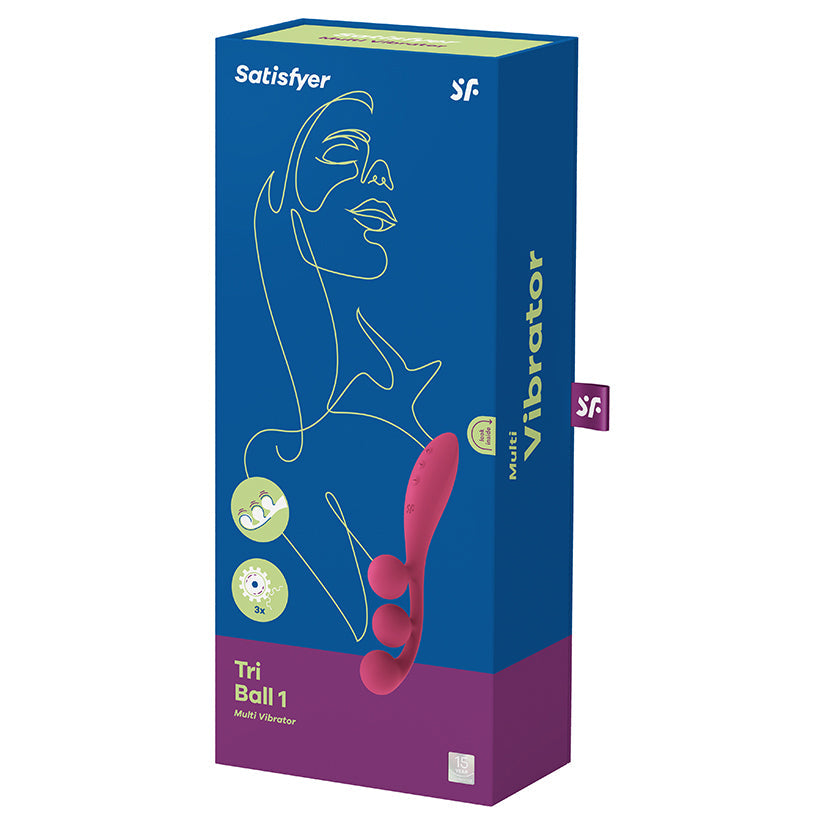 SATISFYER - TRI BALL 1 RED