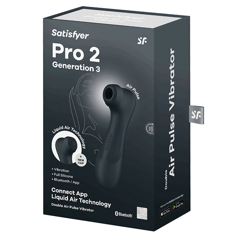 SATISFYER - PRO 2 GENERATION 3 WITH APP DARK GREY