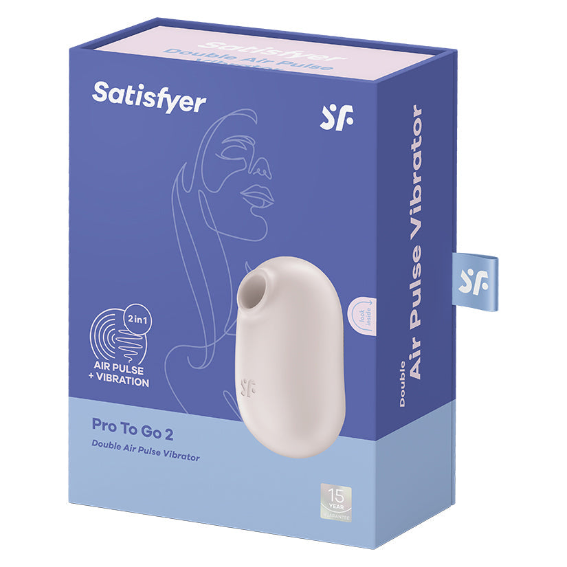 SATISFYER - PRO TO GO 2 BEIGE