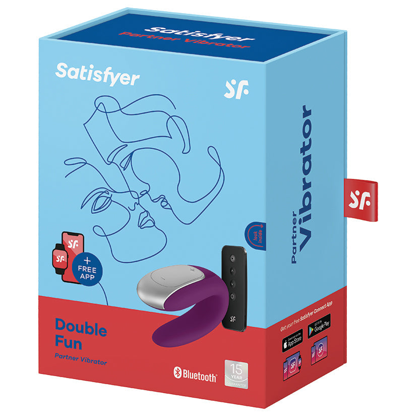 SATISFYER - DOUBLE FUN VIOLET