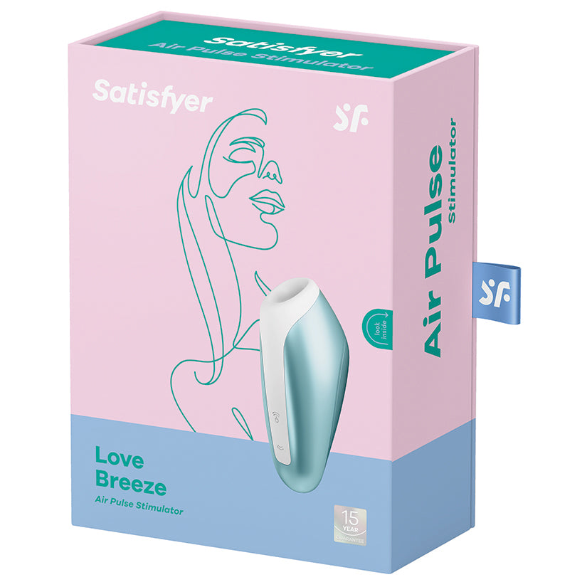 SATISFYER - ESTIMULADOR AIR PULSE LOVE BREEZE AZUL GELO