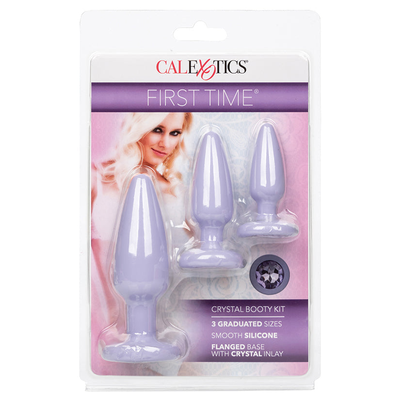 CALEXOTICS - FIRST TIME CRYSTAL BOOTY KIT PURPLE