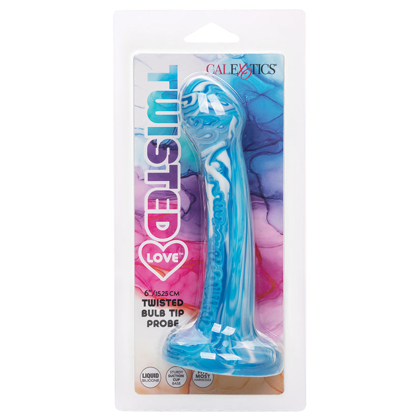 CALEXOTICS - TWISTED LOVE TWISTED BULB TIP PROBE BLUE
