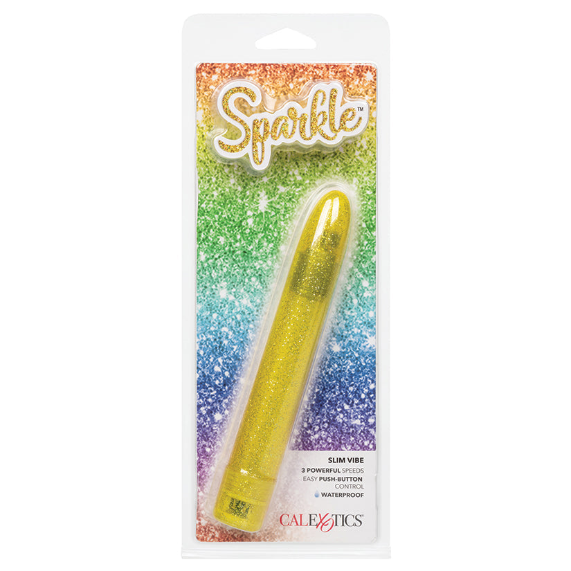 CALEXOTICS - SPARKLE SLIM VIBE YELLOW