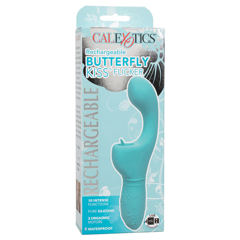 CALEXOTICS - RECHARGEABLE BUTTERFLY KISS FLICKER BLUE