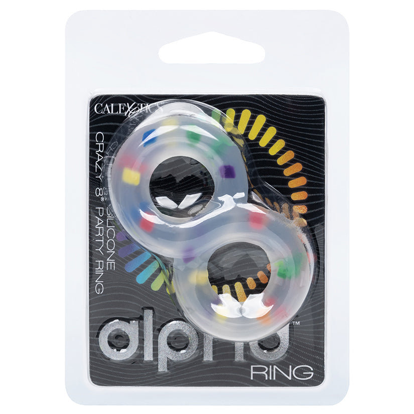 CAL EXOTICS - ALPHA LIQUID SILICONE CRAZY 8 PARTY RING