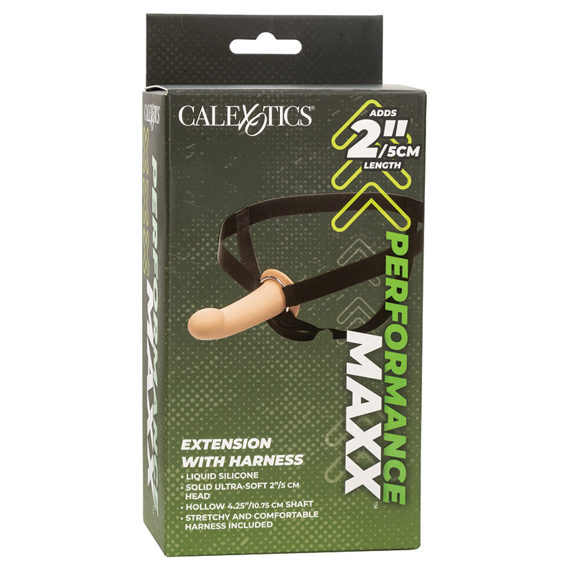 CALEXOTICS - PERFORMANCE MAXX EXTENSION WITH HARNESS IVORY