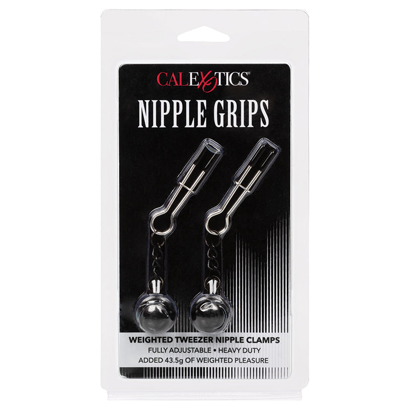 CALEXOTICS - NIPPLE GRIPS WEIGHTED TWEEZER NIPPLE CLAMPS