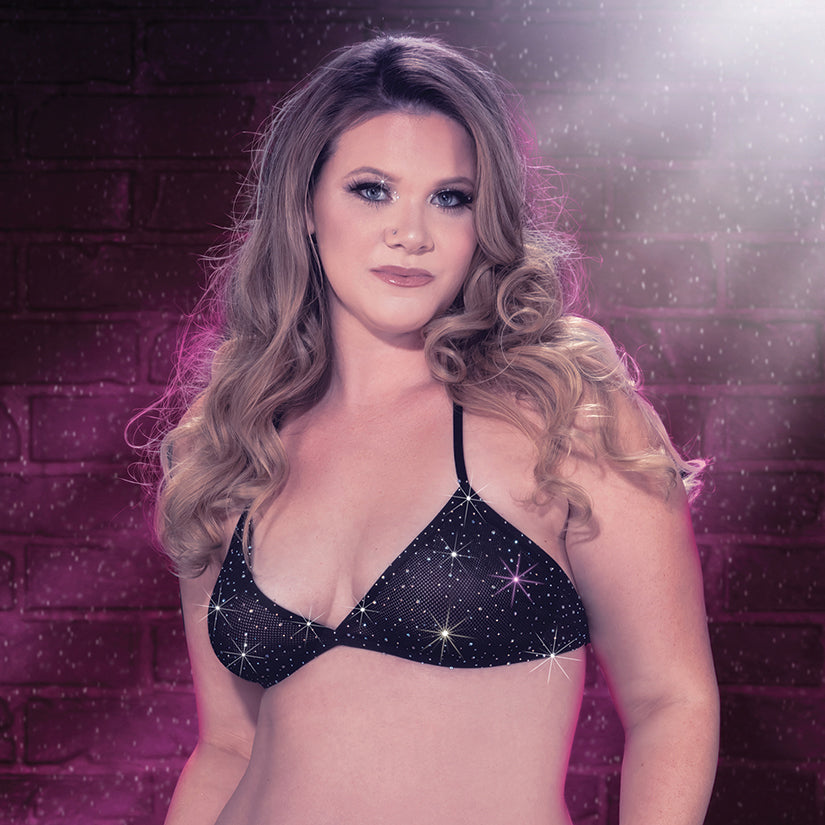 CAL EXOTICS - RADIANCE PLUS SIZE TRIANGLE BIKINI TOP BOXED