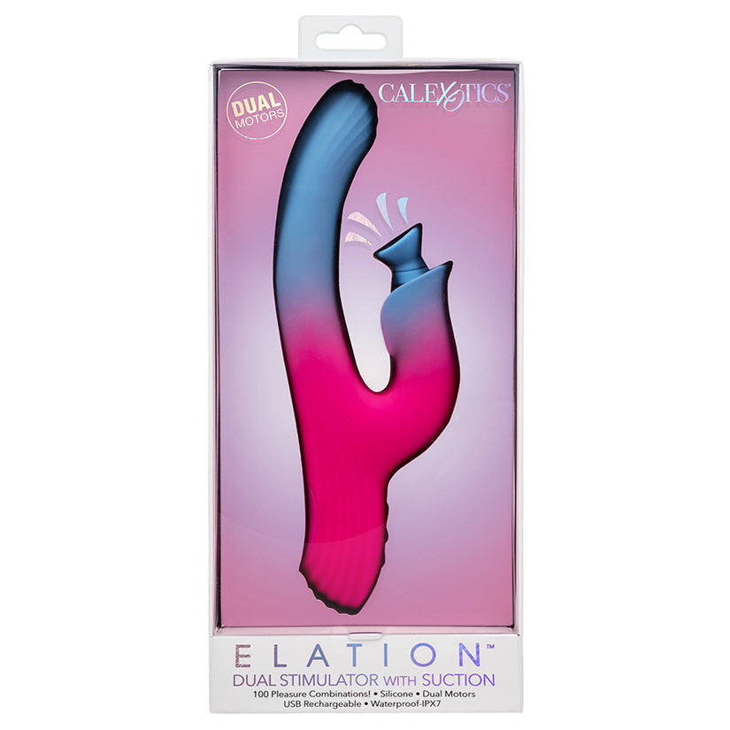 CALEXOTICS - ELATION DUAL STIMULATOR WITH SUCTION