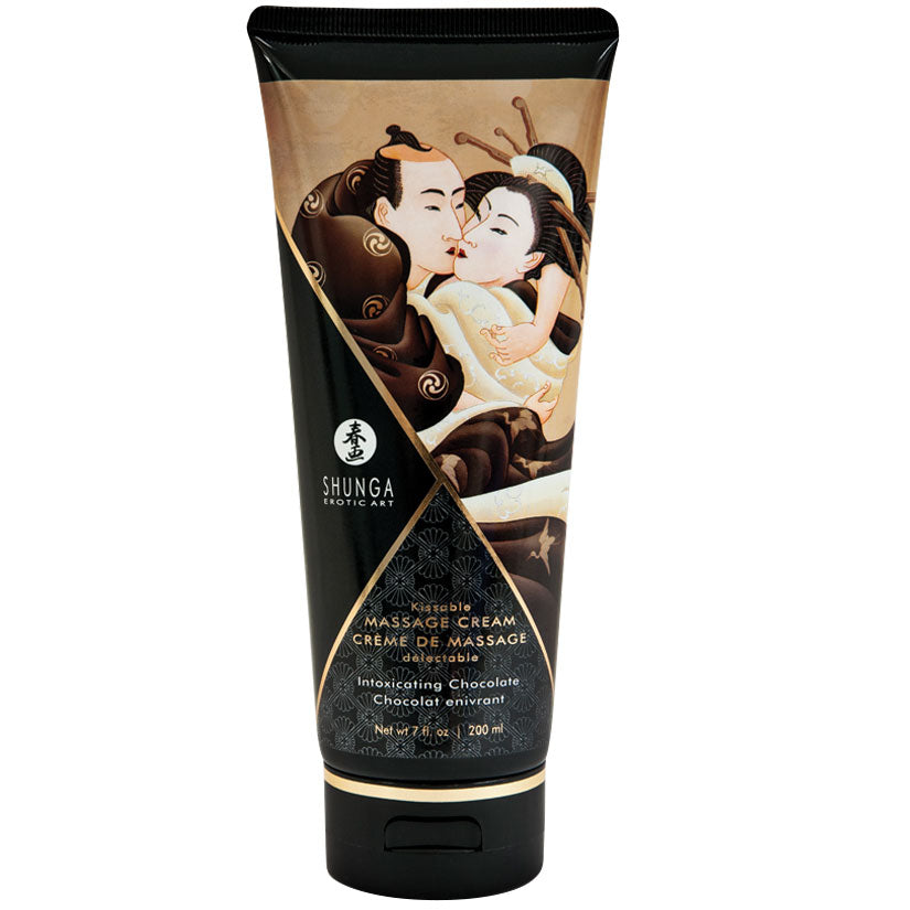 SHUNGA - KISSABLE MASSAGE CREAM INTOXICATING CHOCOLATE 7 OZ.